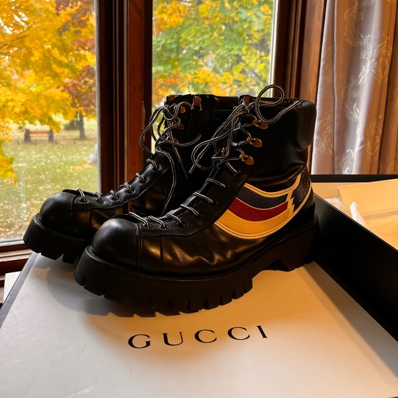 Horse Calf/Lavaredo Gucci Boots US 10 - Picture 13 of 14